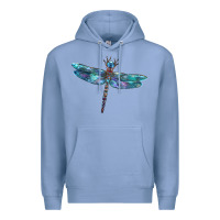 Colony Blue Blue Dragonfly Premium Hoodie - LillyAllenDesigns