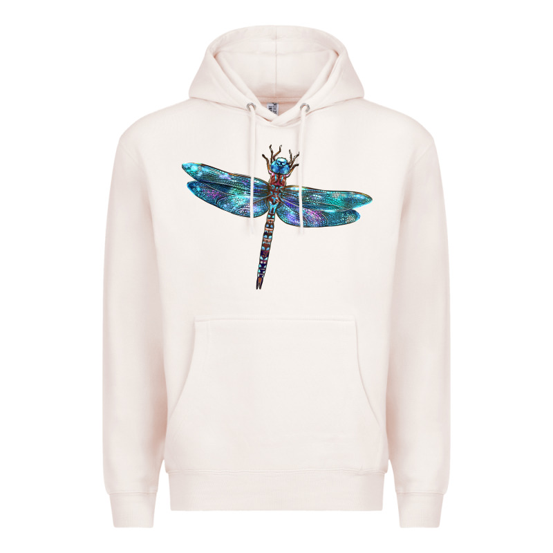 Blue Dragonfly Premium Hoodie by LillyAllenDesigns | Teevron
