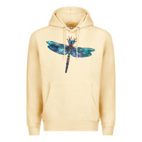 Pina Colada Blue Dragonfly Premium Hoodie - LillyAllenDesigns