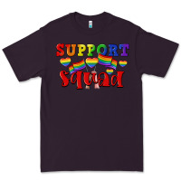 Plum Support squad pride Premium Tee - CowGirlArtShop