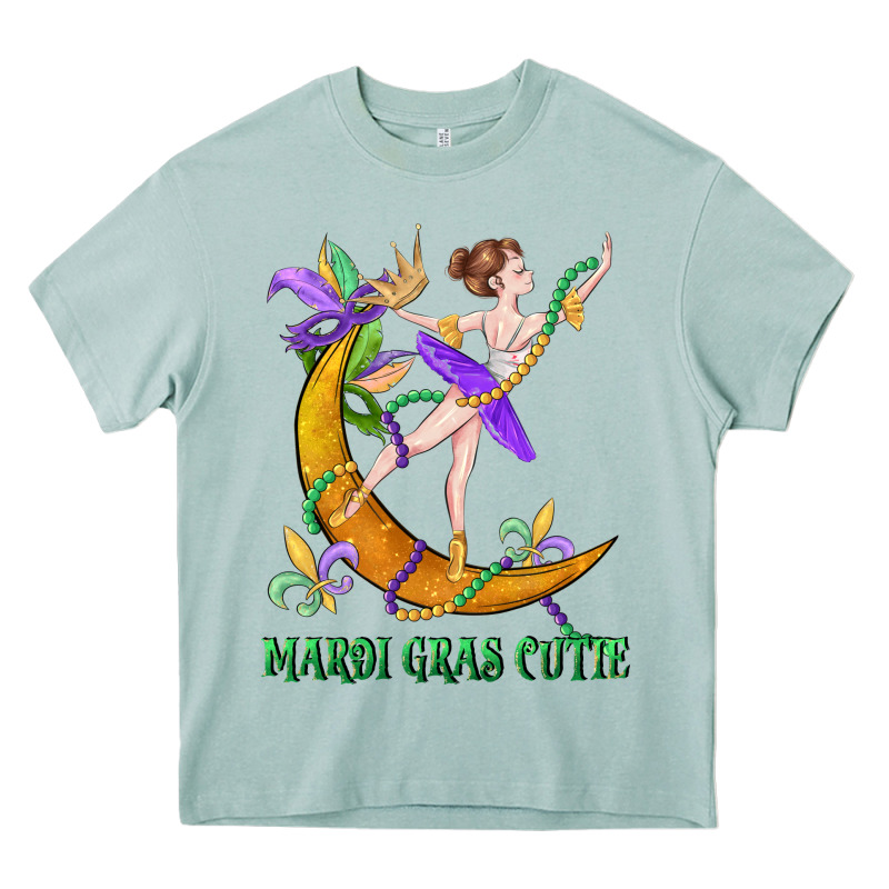 Mardi Gras Cutie Heavy Core Tee by CowGirlArtShop | Teevron