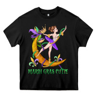 Black mardi gras cutie Heavy Core Tee - CowGirlArtShop