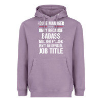Lavender gift for badass house manager Heavyweight Hoodie - DesigneFamous