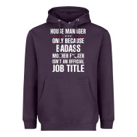 Plum gift for badass house manager Heavyweight Hoodie - DesigneFamous