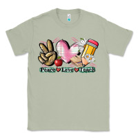 Matcha Peace love teach Classic Tee - CowGirlArtShop