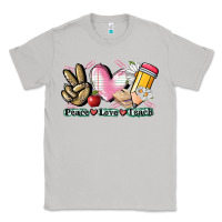 Moon Dust Peace love teach Classic Tee - CowGirlArtShop