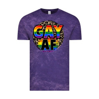Cloud Purple Gay af Vintage Tee - FaDigitalArtStudio