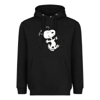 Black dancing dog Heavyweight Hoodie - DesigneFamous
