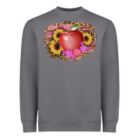Storm apple sunflower back to school background Heavyweight Sweatshirt - AdoDesignShop
