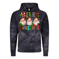 Cloud Black Merry christmas santa Vintage Hoodie - FaDigitalArtStudio