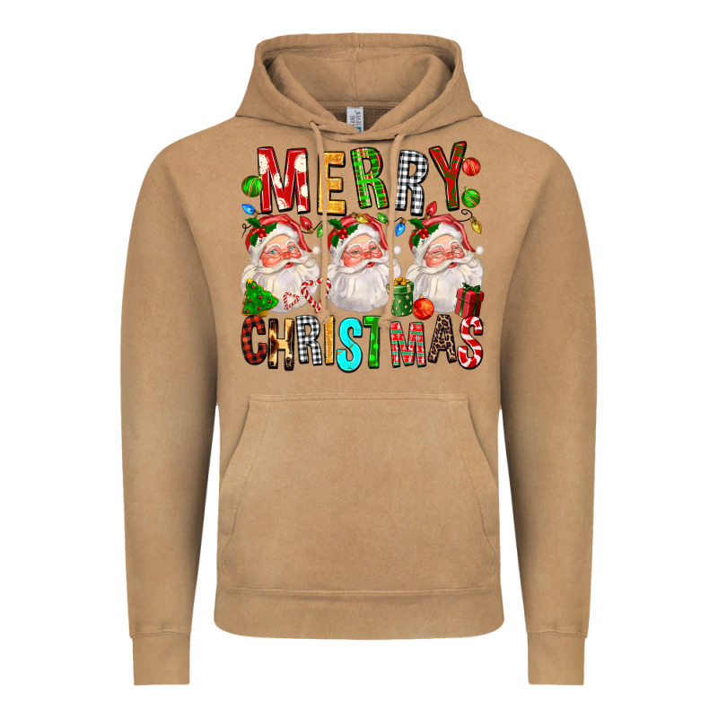 Merry Christmas Santa Vintage Hoodie by FaDigitalArtStudio | Teevron