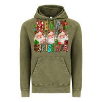 Vintage Olive Merry christmas santa Vintage Hoodie - FaDigitalArtStudio
