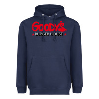 Navy goody's burger house Heavyweight Hoodie - DesigneFamous