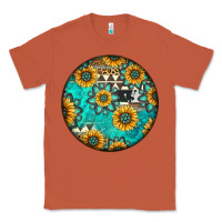 Copper Round western pattern Classic Tee - Jasminsmagicworld