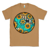 Toasted Coconut Round western pattern Classic Tee - Jasminsmagicworld