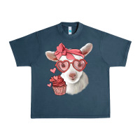 Midnight Navy cute baby lamb valentines day Urban Heavy Tee - Jasminsmagicworld
