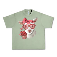 Oil Green cute baby lamb valentines day Urban Heavy Tee - Jasminsmagicworld