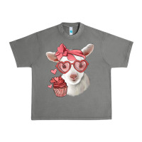 Cute Baby Lamb Valentines Day Urban Heavy Tee | Teevron