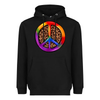 Black peace sign pride Heavyweight Hoodie - JahusDesignShop
