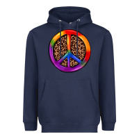 Navy peace sign pride Heavyweight Hoodie - JahusDesignShop