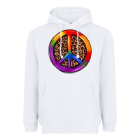 White peace sign pride Heavyweight Hoodie - JahusDesignShop