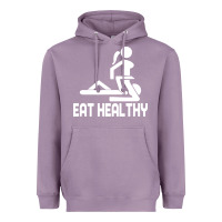 Lavender eat healthy Heavyweight Hoodie - DesigneFamous