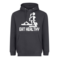 Smoke eat healthy Heavyweight Hoodie - DesigneFamous