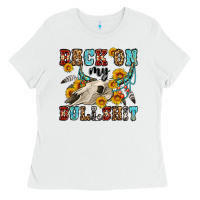White back on my bullshit western olivia Ladies Tee - OliviaCreatesArt