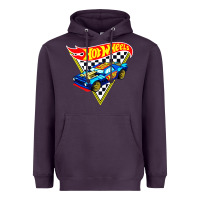 Plum hot car Heavyweight Hoodie - DesigneFamous