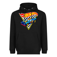 Black hot car Heavyweight Hoodie - DesigneFamous