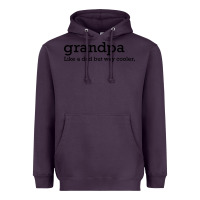 Plum grandpa Heavyweight Hoodie - DesigneFamous