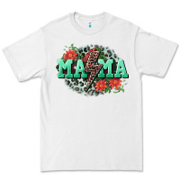 White Mama rock lightning bolt Mother's Day Premium Tee - CowGirlArtShop