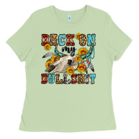 Matcha back on my bullshit western olivia Ladies Tee - OliviaCreatesArt