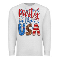 Oatmeal Heather party in the usa Premium Sweatshirt - JahusDesignShop
