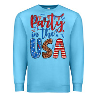 Ocean Blue party in the usa Premium Sweatshirt - JahusDesignShop