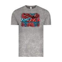 Cloud Rock America america america america 4th of july Vintage Tee - FaDigitalArtStudio