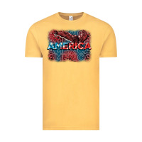 Vintage Mustard America america america america 4th of july Vintage Tee - FaDigitalArtStudio