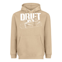 Mushroom Supra Drift Heavyweight Hoodie - DesigneFamous