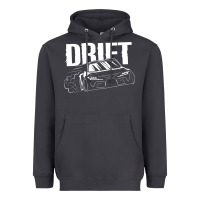 Smoke Supra Drift Heavyweight Hoodie - DesigneFamous