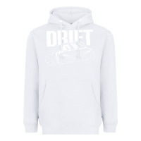 White Supra Drift Heavyweight Hoodie - DesigneFamous