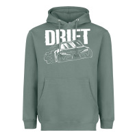 Sage Supra Drift Heavyweight Hoodie - DesigneFamous