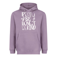 Lavender be silly be honest be kind Heavyweight Hoodie - DesigneFamous