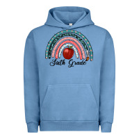 Pigment Pebble Blue sixth grade rainbow Urban Hoodie - RanaPortraitStore