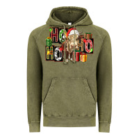 Vintage Olive ho ho ho heifer Vintage Hoodie - FaDigitalArtStudio