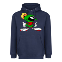 Navy marvin Heavyweight Hoodie - DesigneFamous