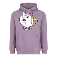 Lavender mrs potts Heavyweight Hoodie - DesigneFamous