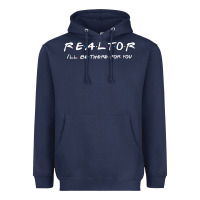 Navy realtor Heavyweight Hoodie - DesigneFamous