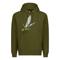 Army Green Blue And Yellow Dragonfly Premium Hoodie - LillyAllenDesigns
