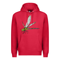 Cardinal Blue And Yellow Dragonfly Premium Hoodie - LillyAllenDesigns