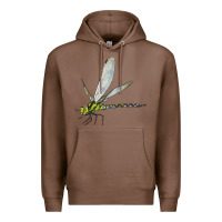Chestnut Blue And Yellow Dragonfly Premium Hoodie - LillyAllenDesigns